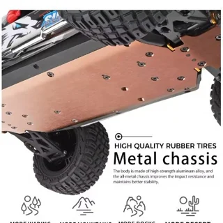 ماشین کنترلی آفرود براشلس WLtoys 124028 مقیاس 1/12 سرعت 60 کیلومتر