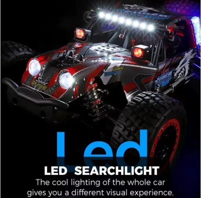 ماشین کنترلی آفرود براشلس WLtoys 124028 مقیاس 1/12 سرعت 60 کیلومتر
