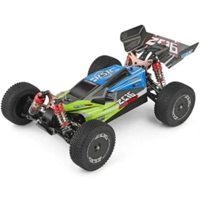 ماشین کنترلی WLTOYS 144001 آفرود 4WD | باگی حرفه‌ای 1:14 با شاسی فلزی و سرعت 60 کیلومتر بر ساعت