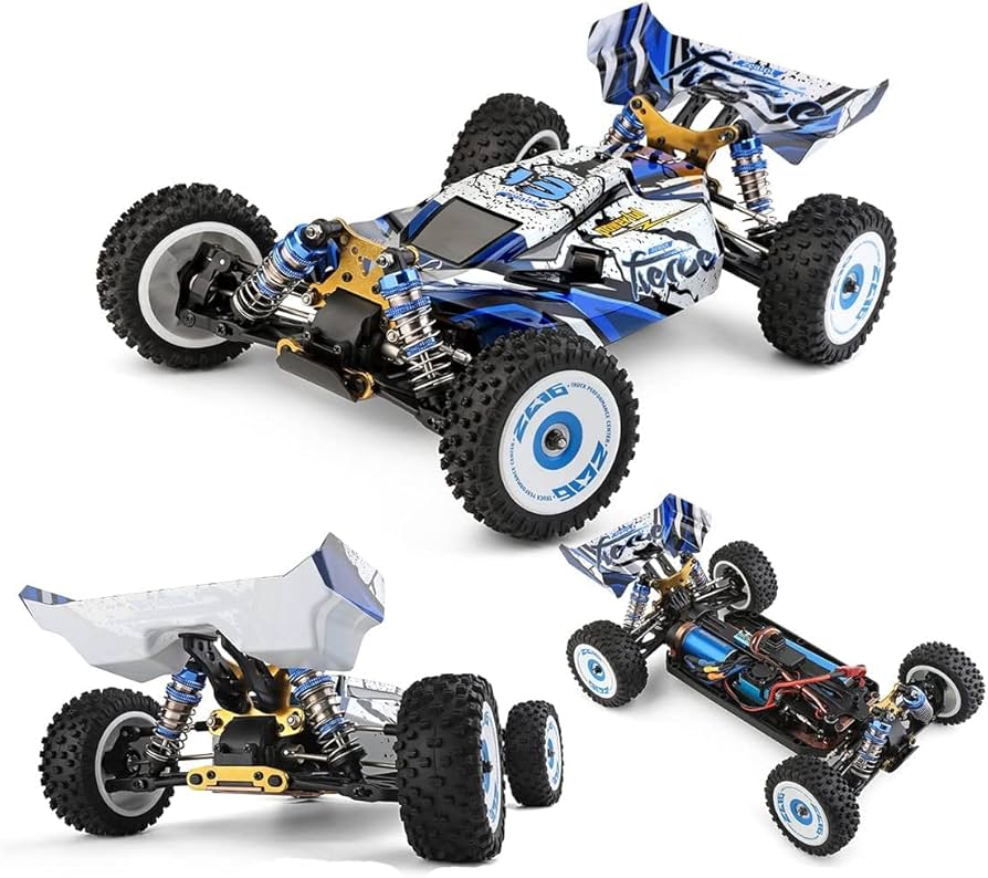 ماشین کنترلی شارژی حرفه ای 75 کیلومتر wl toy کد 124017