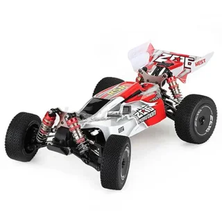 ماشین کنترلی WLTOYS 144001 آفرود 4WD | باگی حرفه‌ای 1:14 با شاسی فلزی و سرعت 60 کیلومتر بر ساعت
