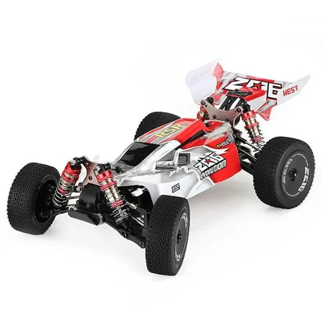 ماشین کنترلی WLTOYS 144001 آفرود 4WD | باگی حرفه‌ای 1:14 با شاسی فلزی و سرعت 60 کیلومتر بر ساعت