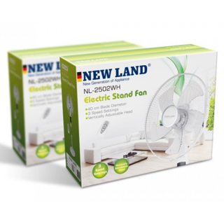 پنکه ایستاده نیولند مدل NEWLAND NL-2502WH