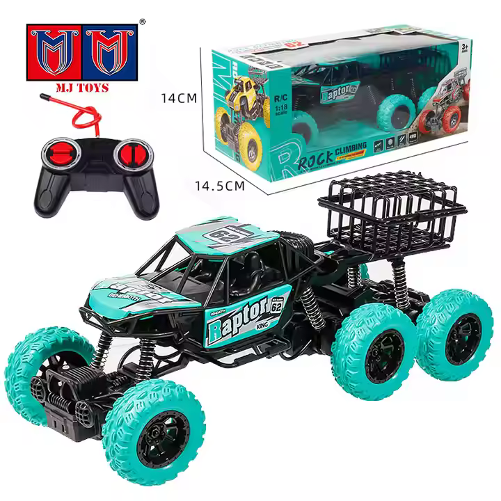 ماشین بازی کنترلی مدل آفرود 6 چرخ RC ROCK CLIMBIMG