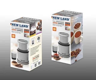 آسیاب استیل 2 کاسه نیولند مدل NEWLAND NL-2669BS