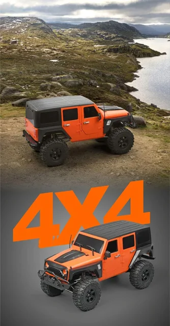 ماشین کنترلی آفرود صخره‌نورد مقیاس 1/10 فلزی MN MODELS MN222